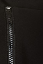 Schwarz - Hose Lola mit Reißverschlussdetails - 1