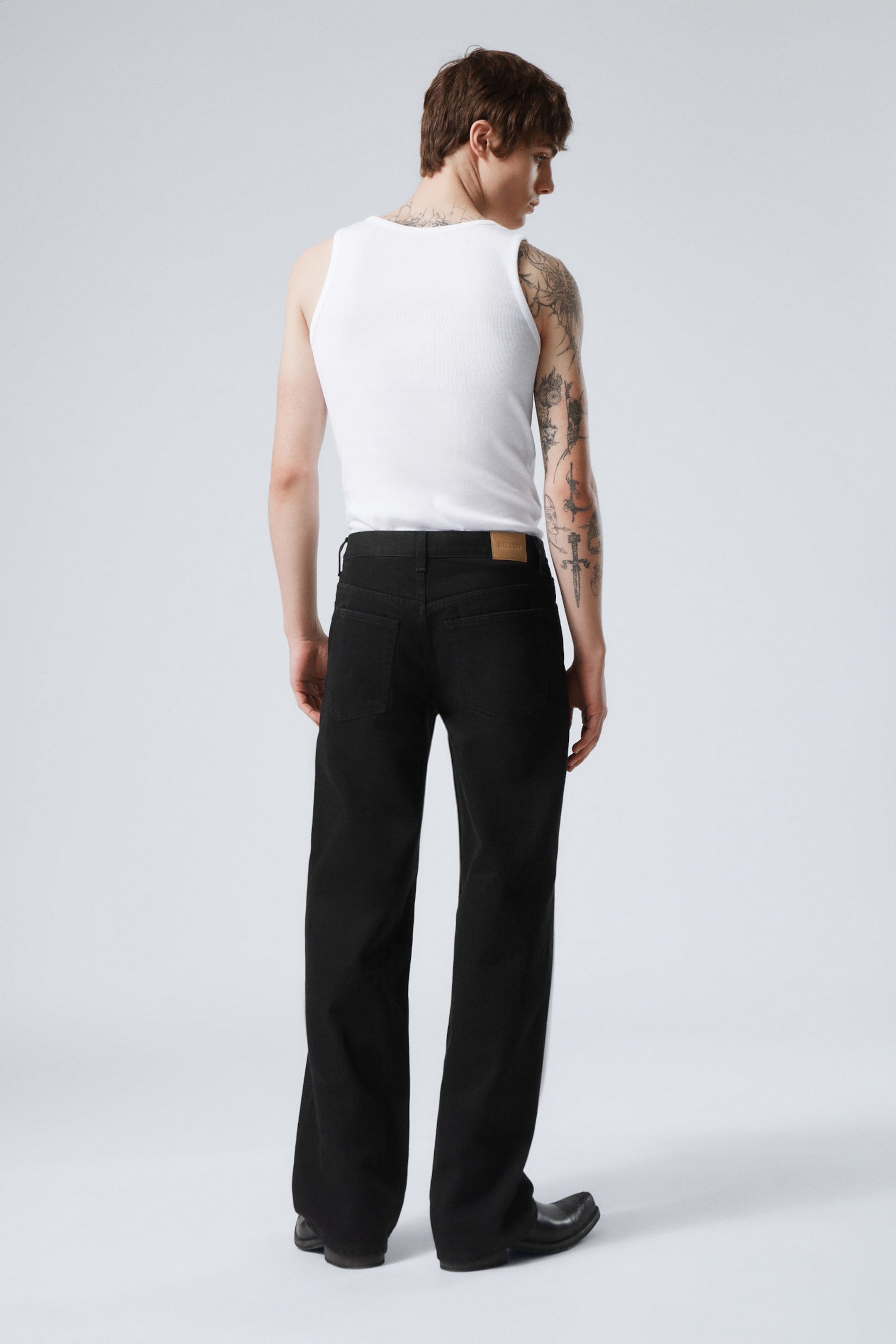 Black Rinse - Schwarz - Sphere Low Waist Loose Straight Leg Jeans - 6