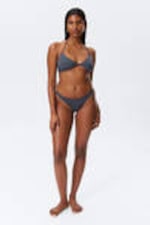 Dunkelblau - Neckholder Bikini-Oberteil - 2