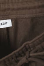 Dark Brown - Astro Loose Terry Sweatpants - 1