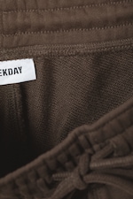 Dark Brown - Astro Loose Terry Sweatpants - 1