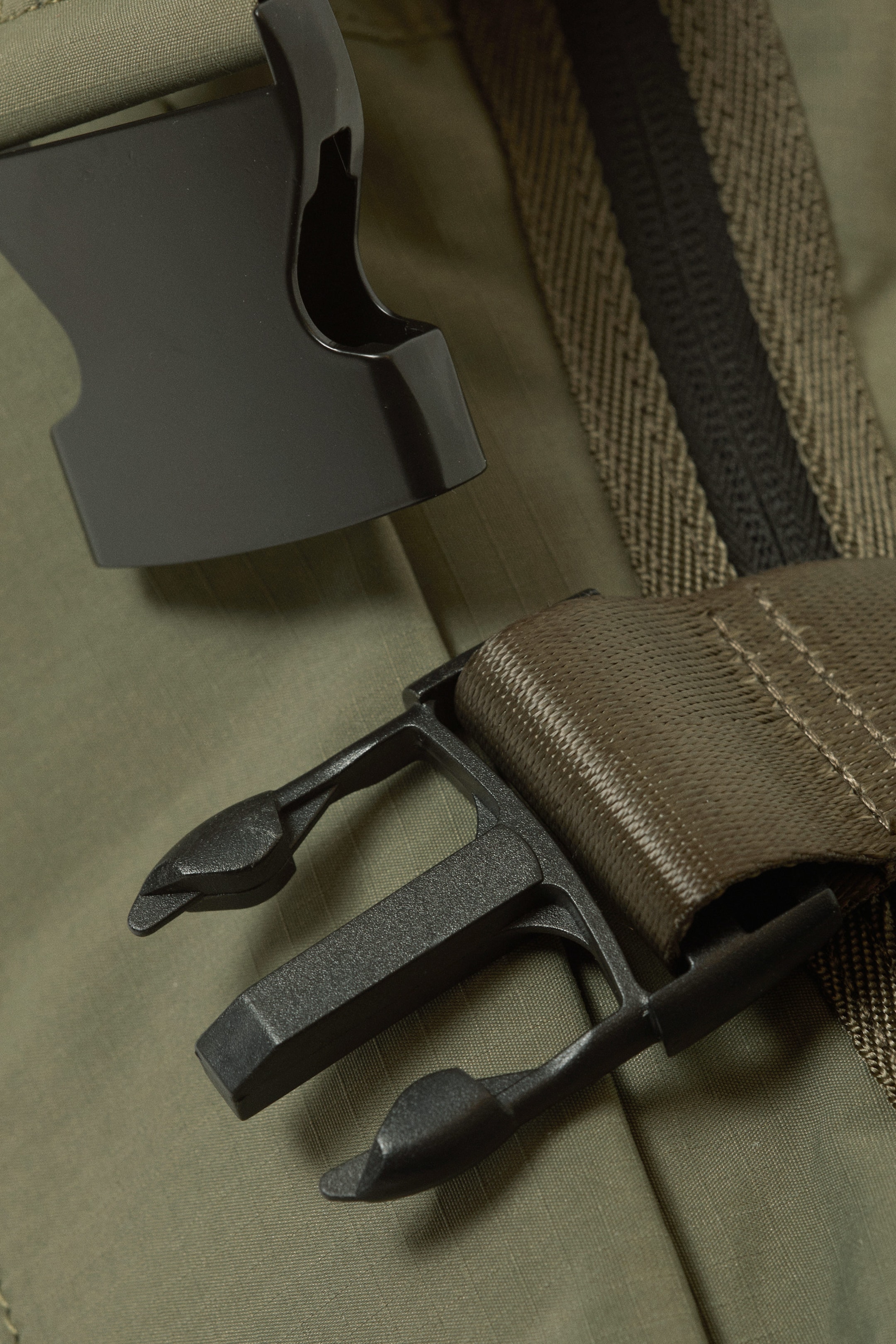 Khaki Green - Utility Handbag - 4