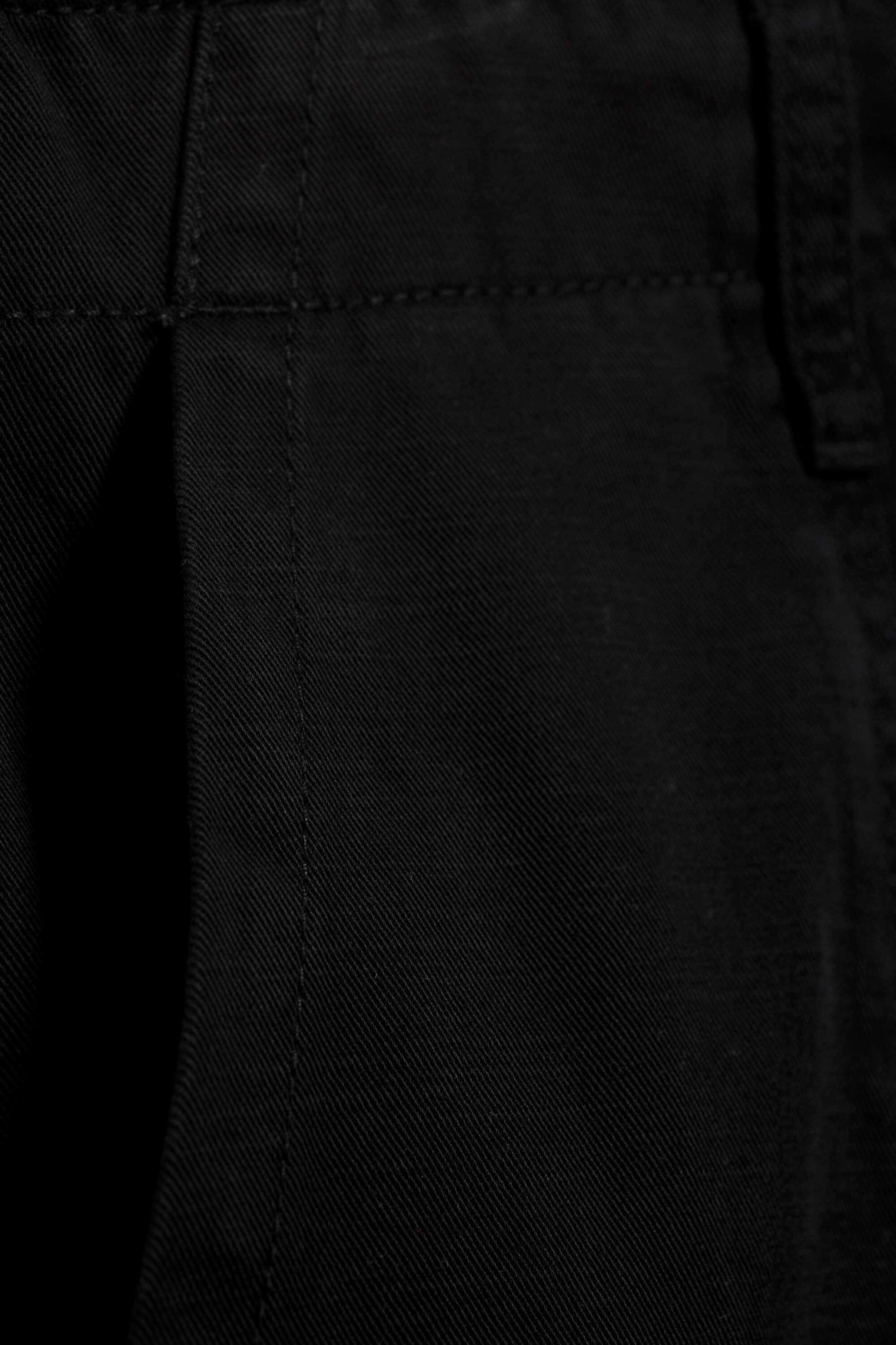 Svart - Lågmidjade bootcut-workwear-byxor - 5