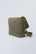 Khaki - Messenger-Bag aus Canvas - 1
