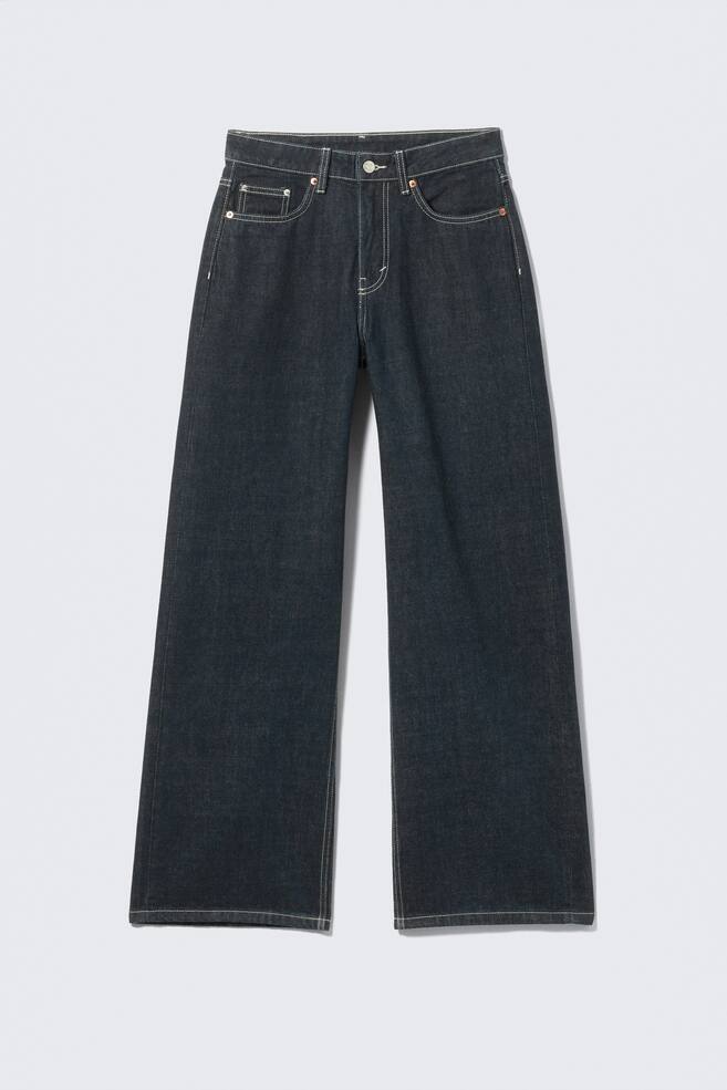 Missy Low Rise Loose Straight Jeans - Blue Rinse - Dark Blue/Grid Blue - Light Blue/Broken Blue - Light Blue/Tuned Black - Black/Blue Horses - Medium Blue - 1
