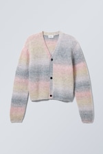 Rosa Ombre - Strickjacke in normaler Passform Jesper - 0