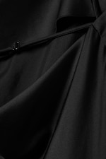 Black - Maxi Satin Slip Dress - 2