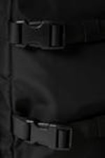 Black - Large Nylon Crossbody Backpack - 4