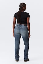 Blue Hymn - Medium Blue - Vega Curve High Waisted Slim Leg Jeans - 2