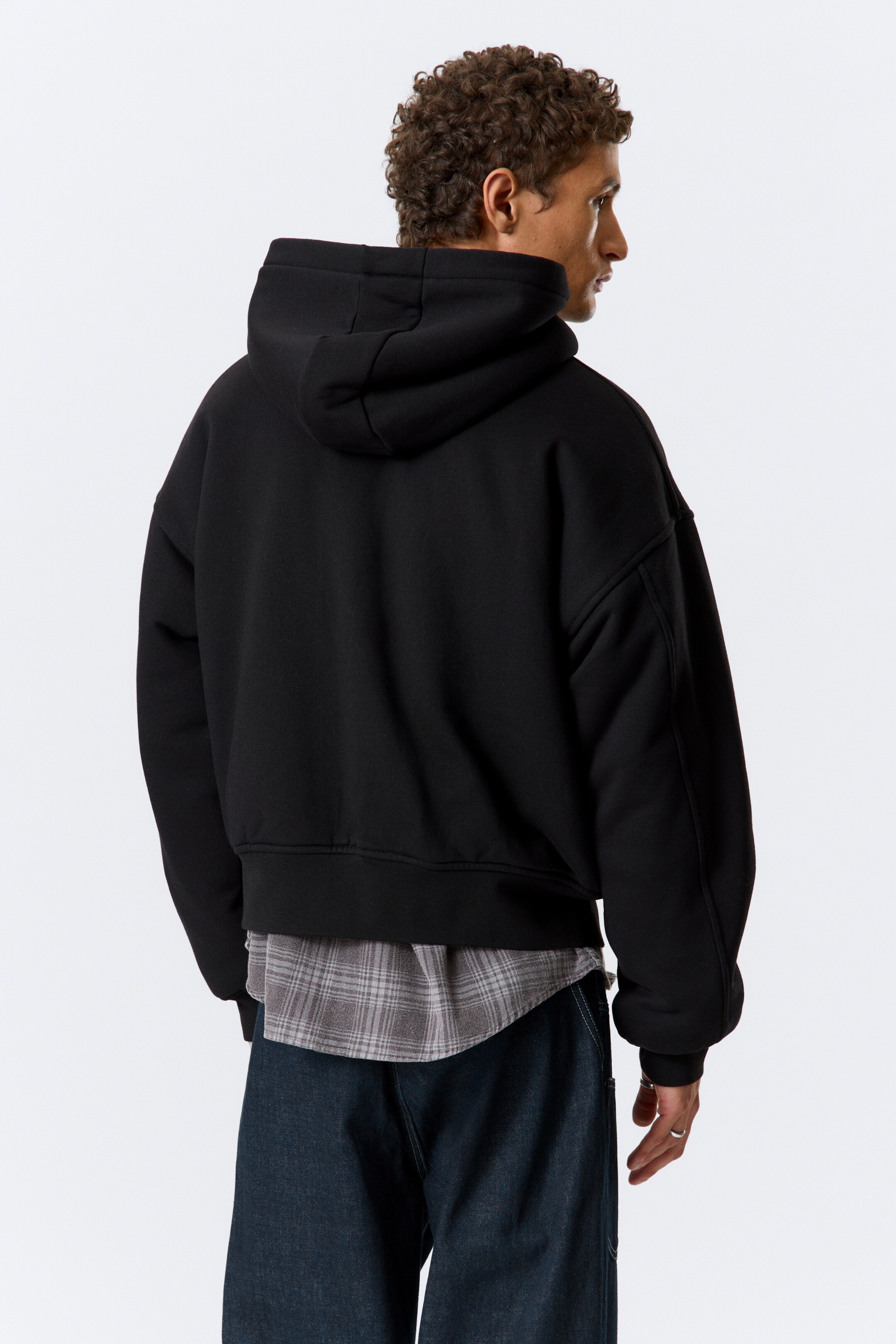 Zobacz większy obraz: Bluza z kapturem Bomber z podszewką - Czarny - ON | H&M PL 4