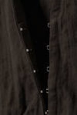 Dark Brown - Sleeveless Crinkle Top - 5