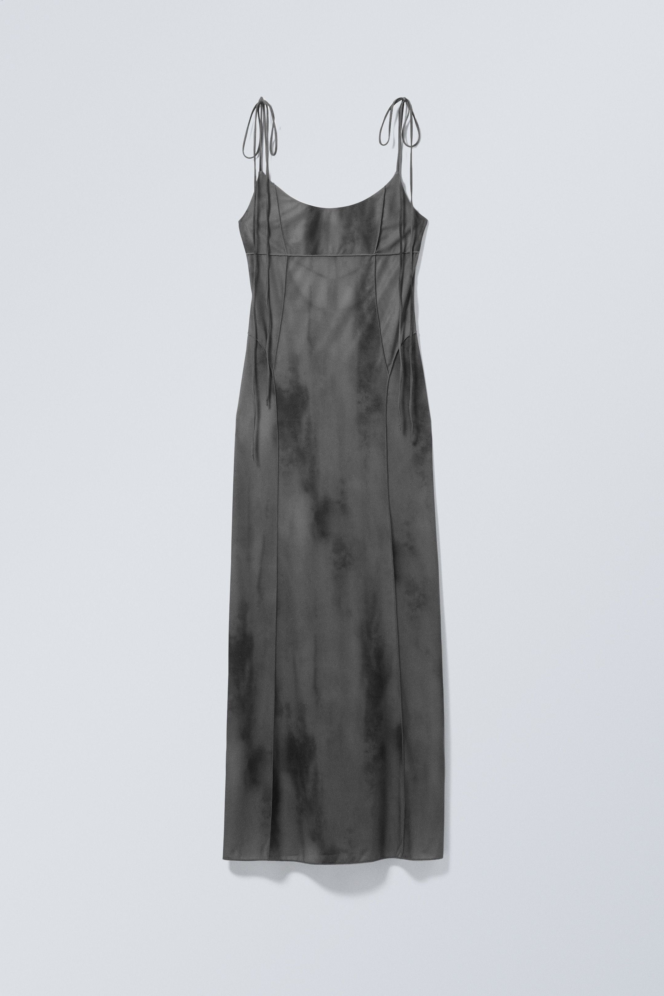 Visualizza immagine più grande: Maxi abito con spalline - Grigio scuro sfumato - DONNA | H&M IT 1