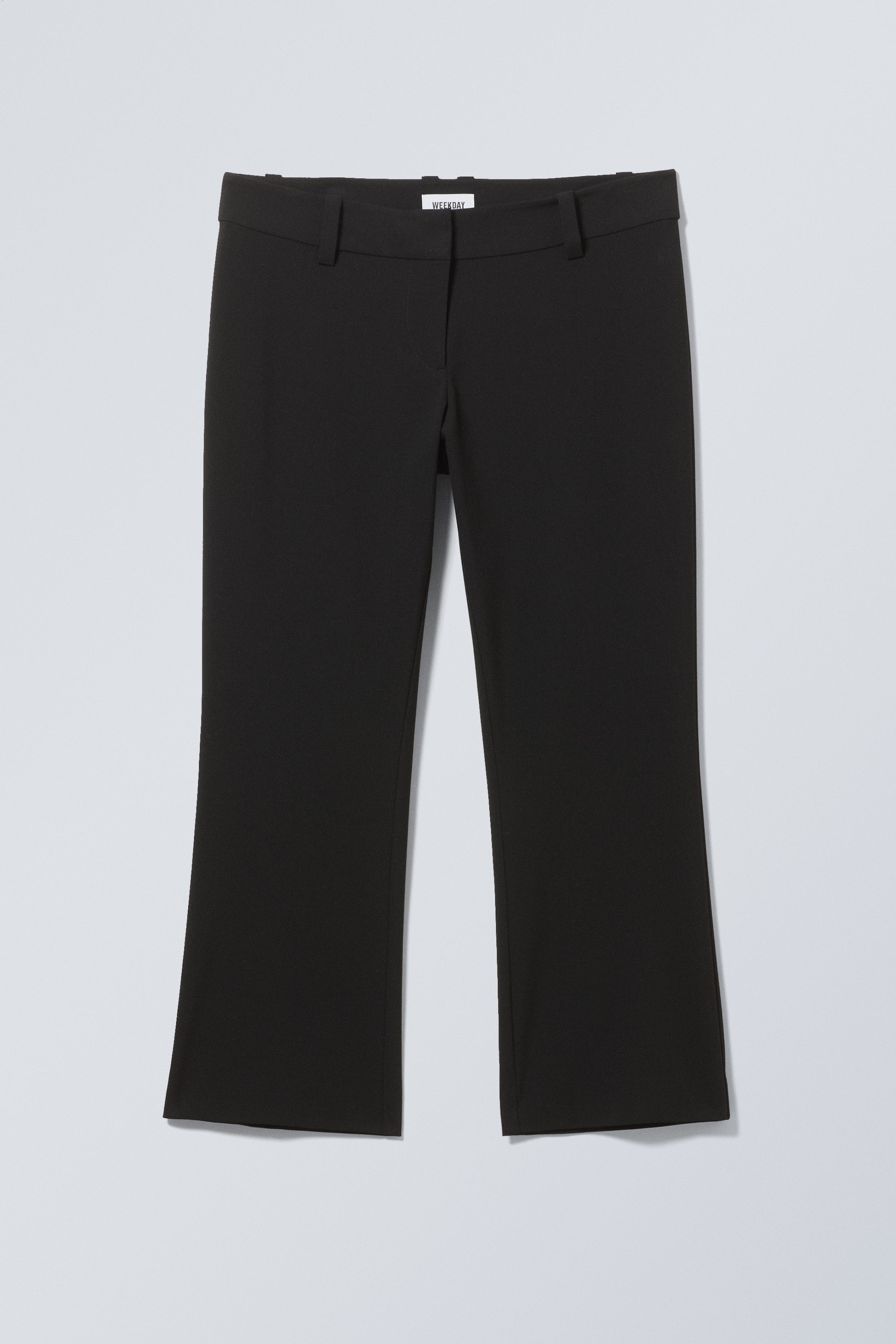 Schwarz - Schmal geschnittene Caprihose - 0