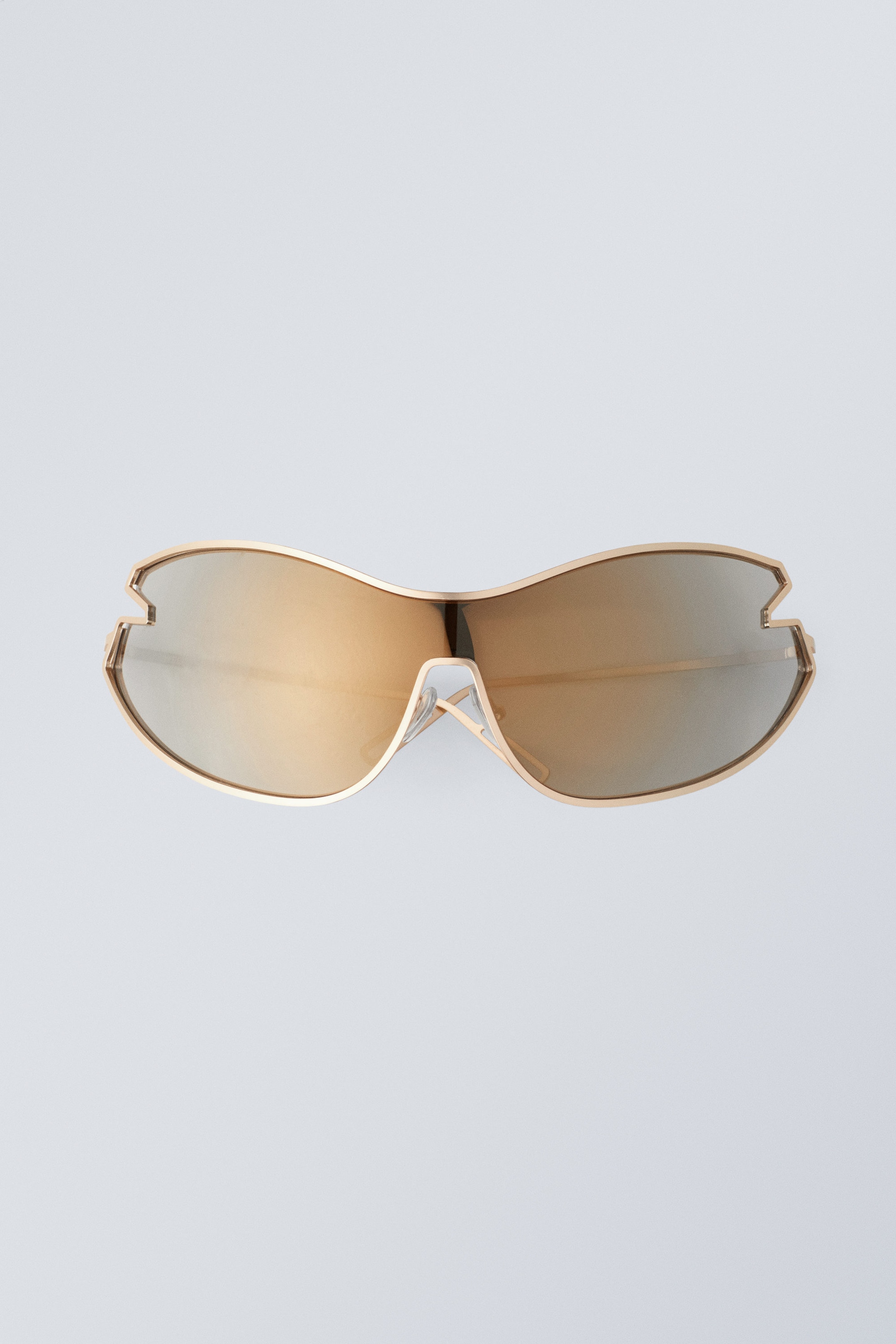 Goldfarben - Sonnenbrille Fly - 1