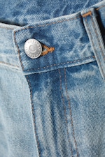 Spring blue - Galaxy Mid Rise Loose Denim Shorts - 1