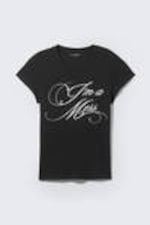 Black - I'm a Mess - CM x LB Fitted Short-Sleeved Unisex T-shirt - 6