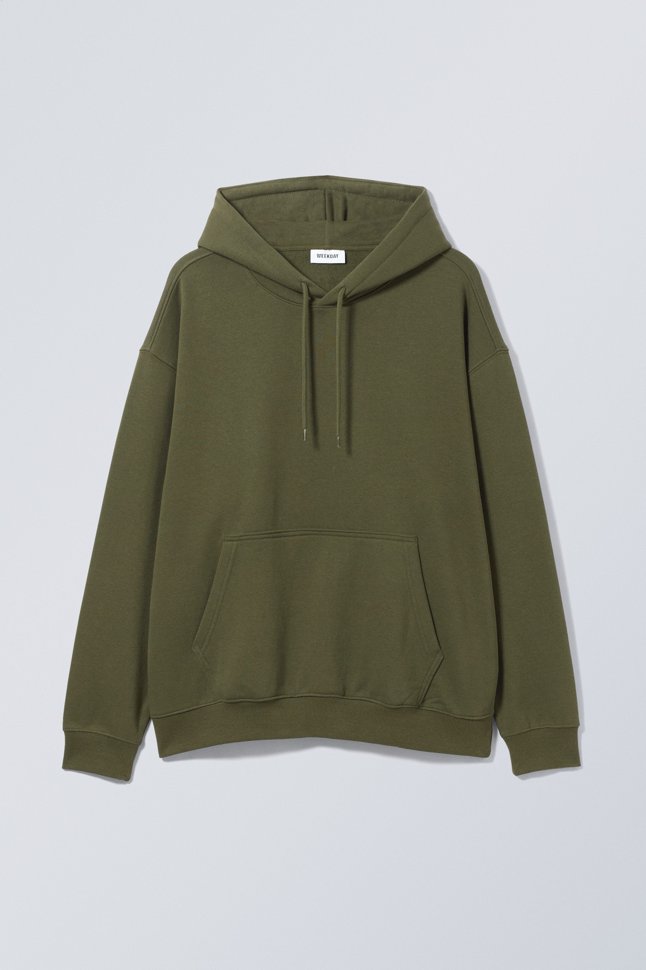 Dunkeloliv - Oversized-Kapuzenpullover Richard - 0