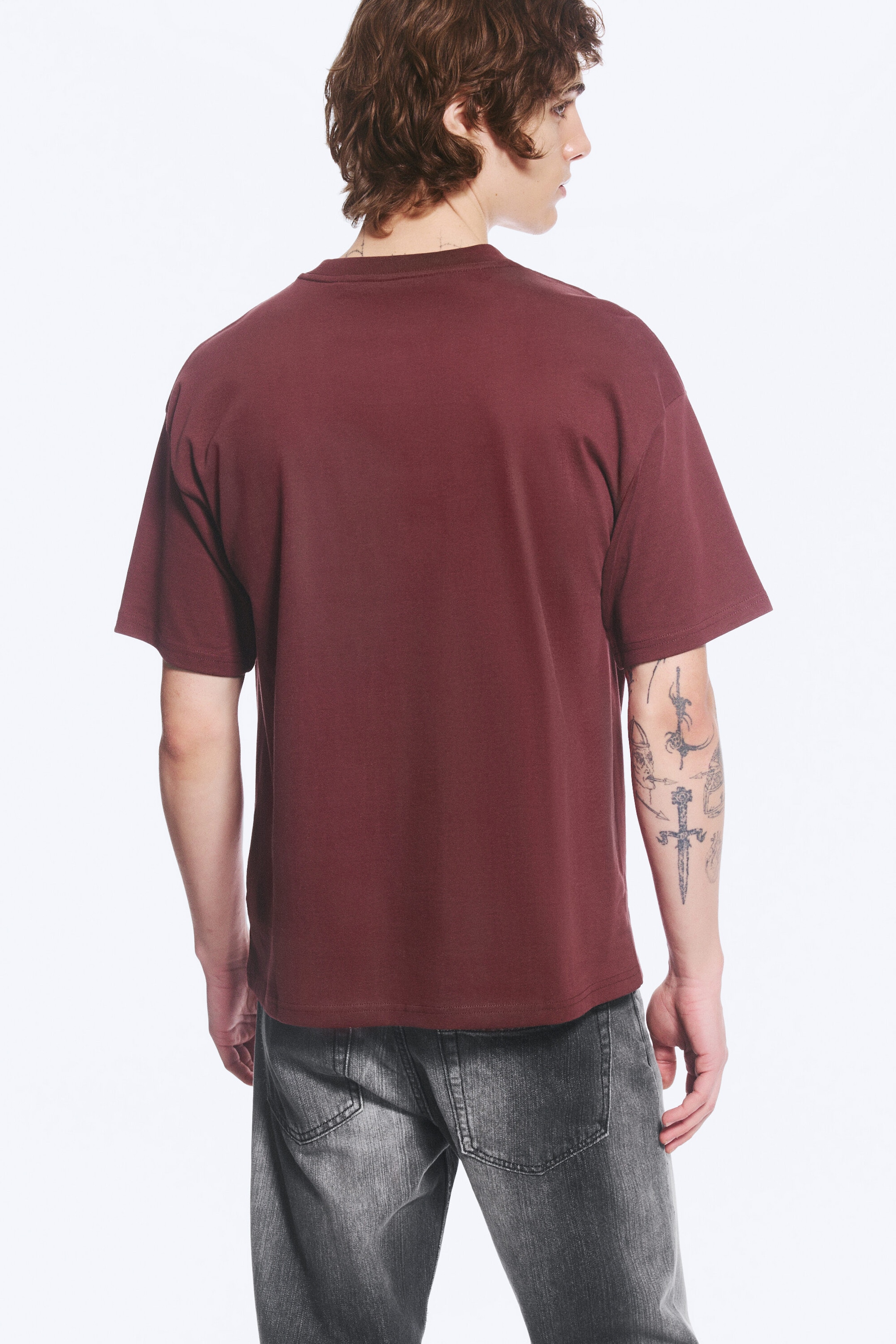 Mörkröd - LOOSE FIT T-SHIRT - 3