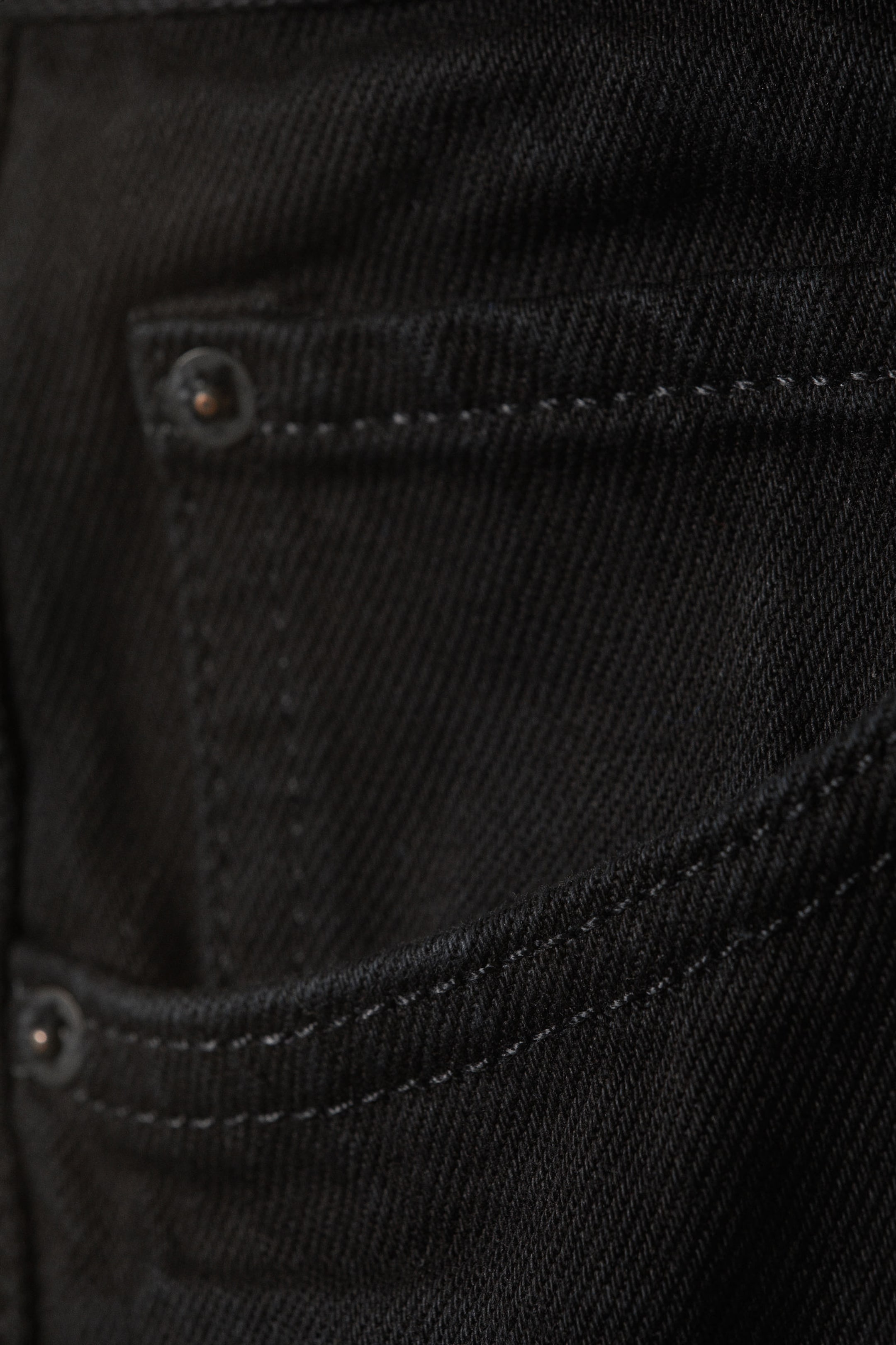 Black Rinse - Black - Astro Denim Loose Baggy Shorts - 9