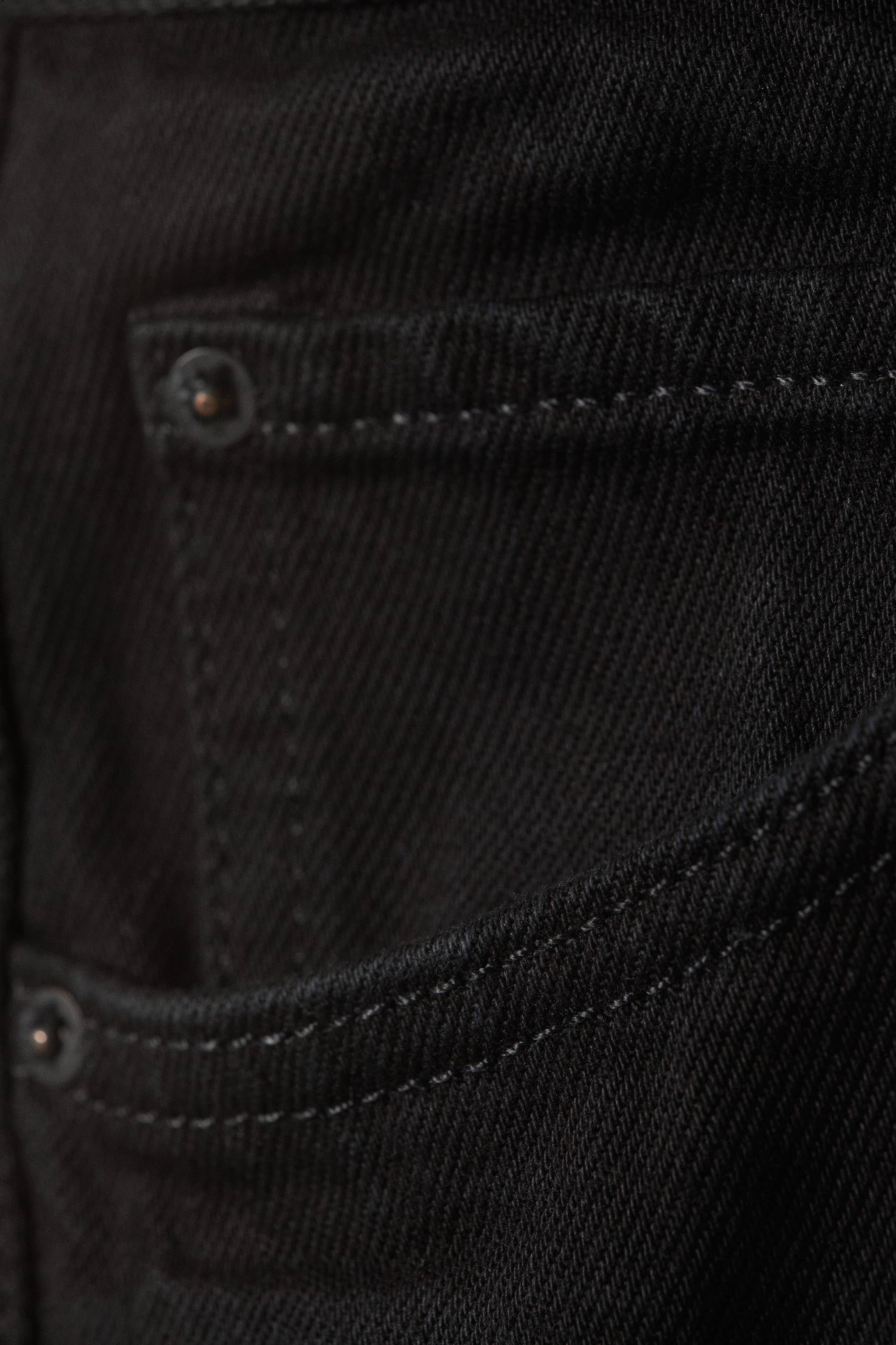 Black Rinse - Schwarz - Astro Mid Waist Loose Baggy Denim Shorts - 2