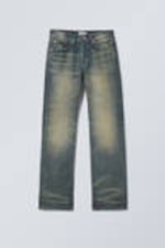 Carson Blue - Mittelblau - Orbit Mid Waist Regular Straight Leg Jeans - 10