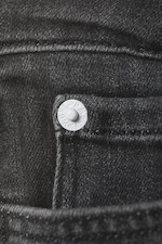 Swab – Schwarz - Sleezie – Skinny Straight Jeans mit niedrigem Bund - 1