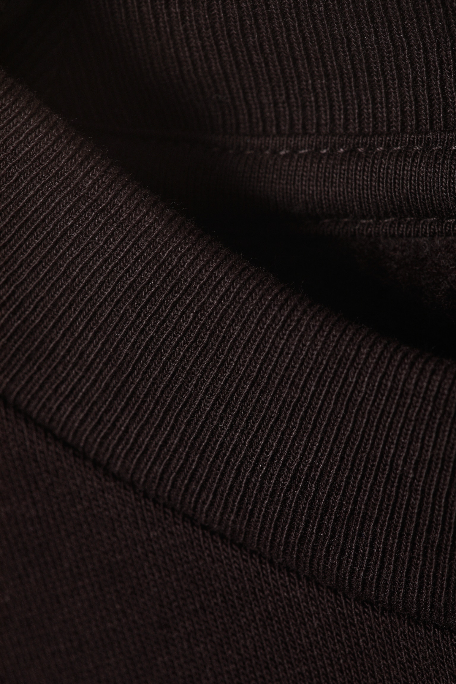 Sweater - Loose Fit - Donkerbruin/Zwart/Grijs gemêleerd - 4