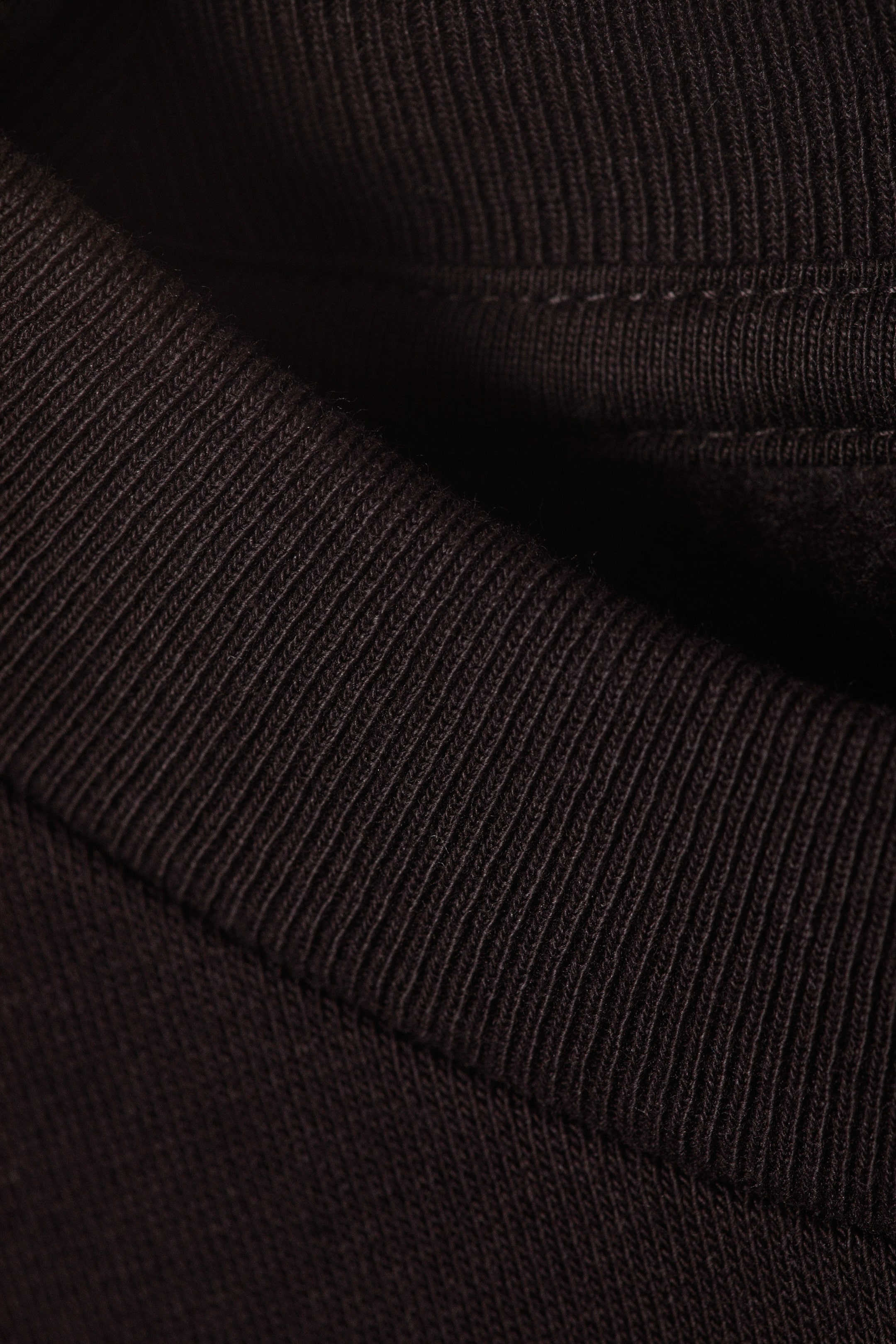 Dark Brown - Loose Fit Sweatshirt - 2