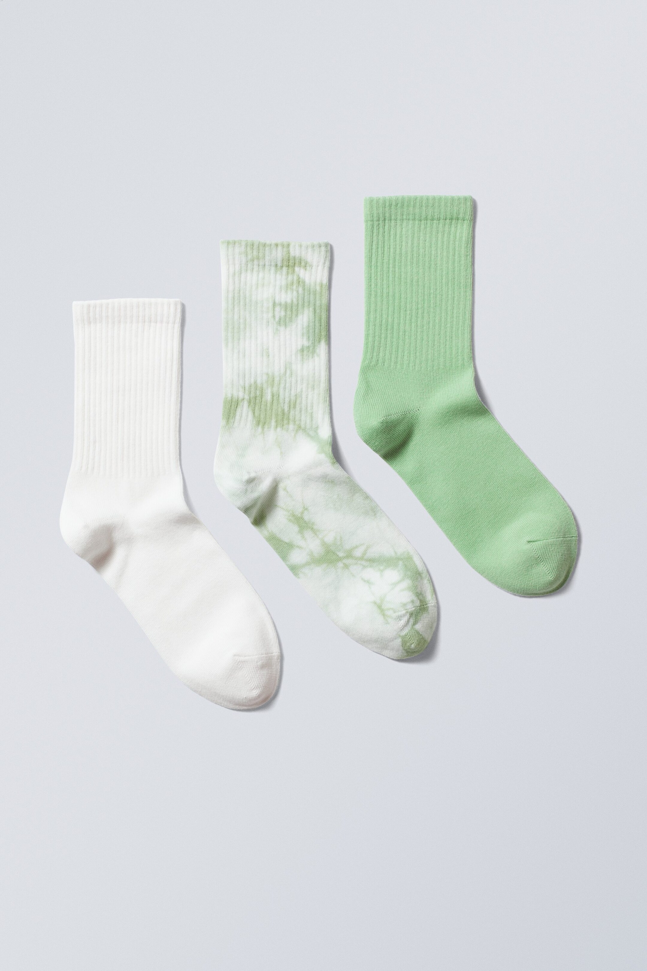 Leuchtendes Gelb - Batiksocken 3er-Pack - 0