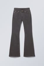 Black Lux - Schwarz - Flame Low Waist Slim Flared Jeans - 0