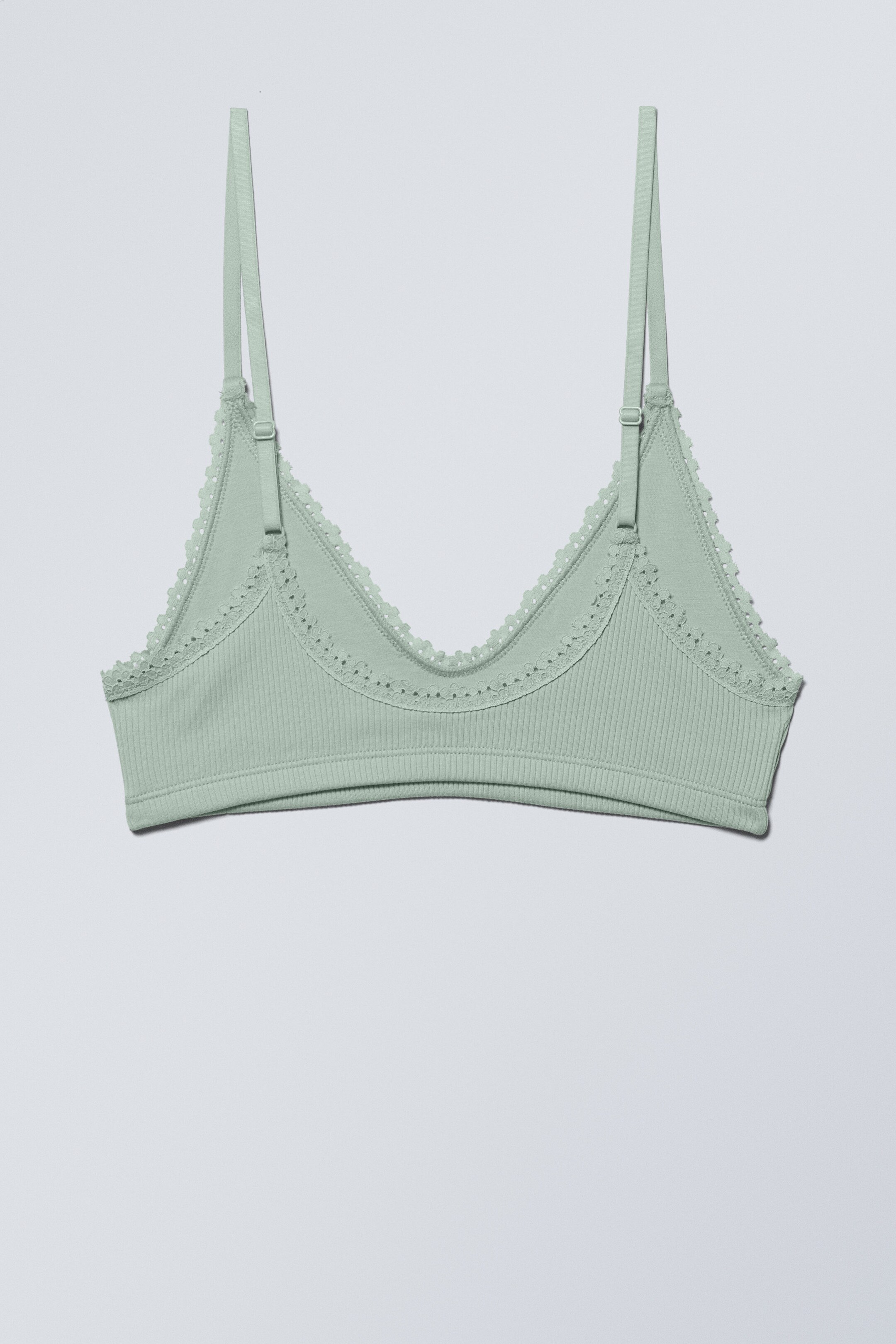 Dimgrön - Donna Cotton Rib Bra - 1