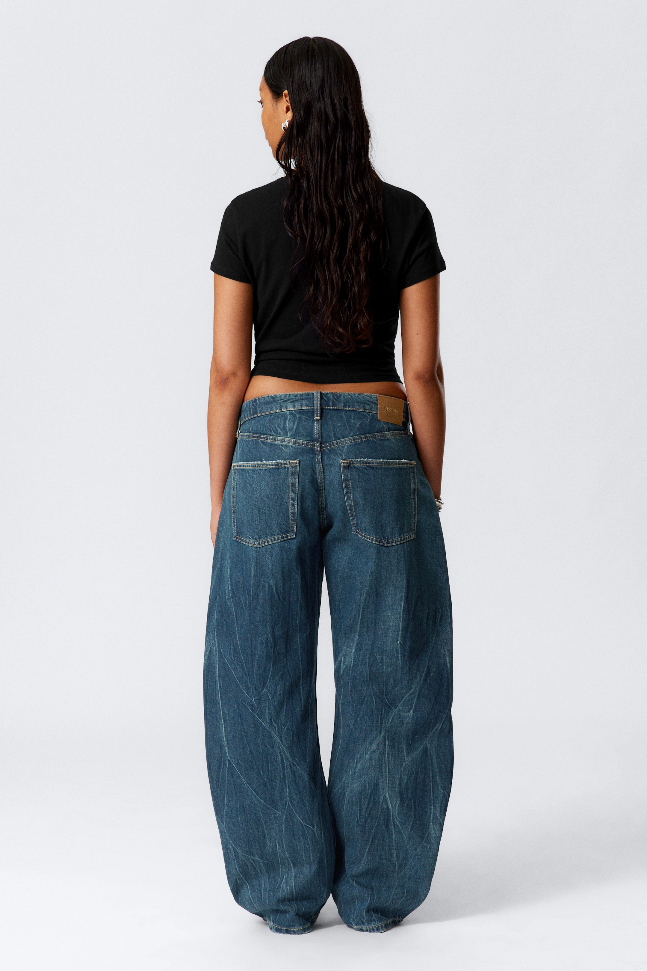 Agrandir l'image: Abell Mid Rise Regular Cocoon Leg Jeans - Gnarly Blue - Medium Blue - FEMME | H&M CH 4