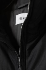 Black - Padded Hooded Puffer Jacket - 8