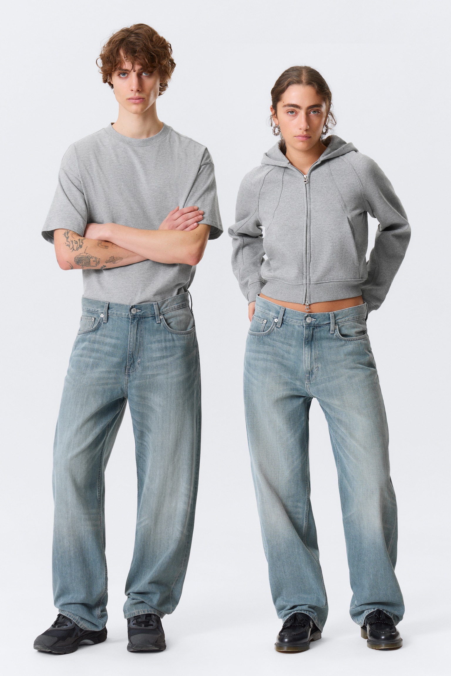 Galaxy Mid Rise Loose Straight Leg Jeans - Gloria Blue - Medium Blue/Tuned Black - Black/Blue Rinse - Dark Blue/Port Blue - Light Blue/Second Blue - Blue/90s Blue - Medium Blue/2000 Blue - Medium Blue/Canyon Grey - Medium Grey/Blue Fade - Medium Blue/Deep Sea Blue - Dark Blue/Brick Blue - Light Blue/Steel Blue - Medium Blue - 1