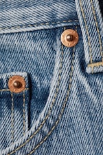 Blue Fade - Middelblauw - Meteor Low Rise Relaxed Straight Jeans - 1