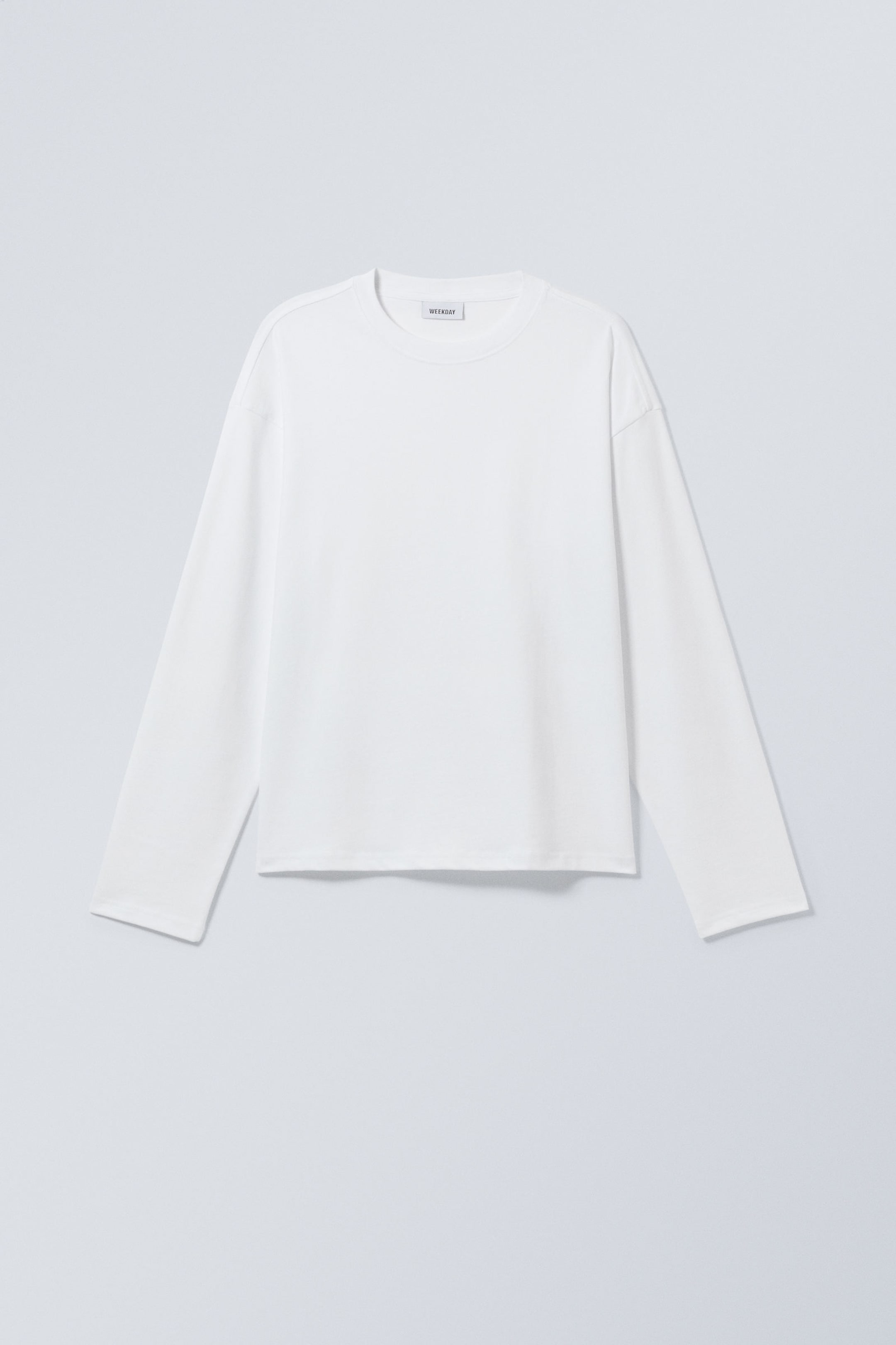 Weiß - Großartiges Longsleeve in Boxy-Passform - 0