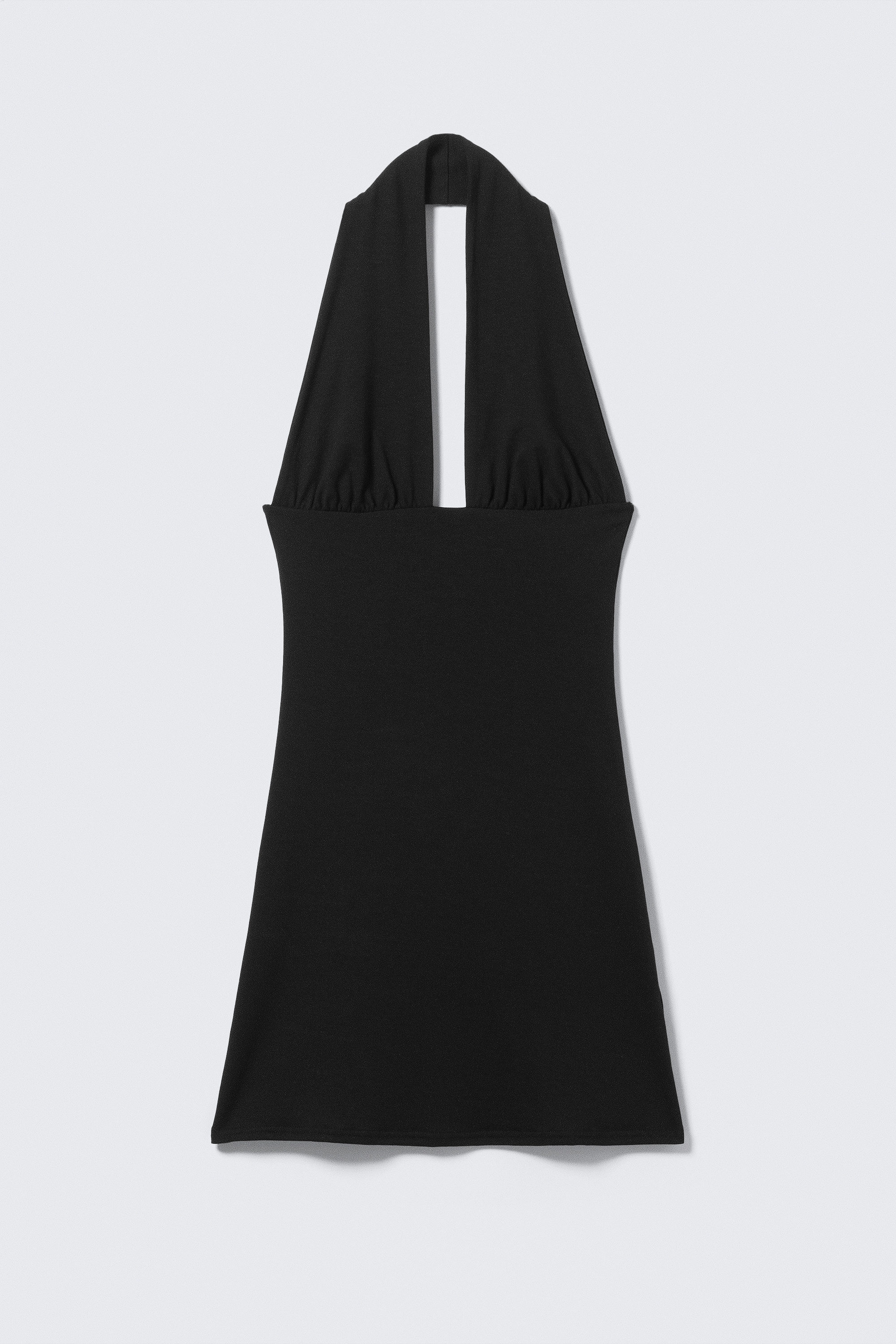 #272627 - Sleevleess Halter Mini Dress - 1