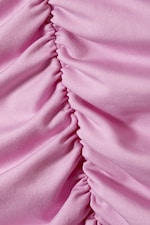 Flieder hell - Gerafftes Knittertop - 1