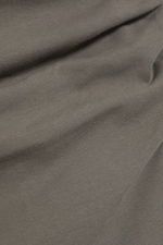 Staubiges Mittelgrau - Neckholder-Top mit quadratischem Ausschnitt - 4