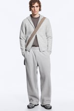 Hellgrau - Sweatpants mit lockerer Passform - 0
