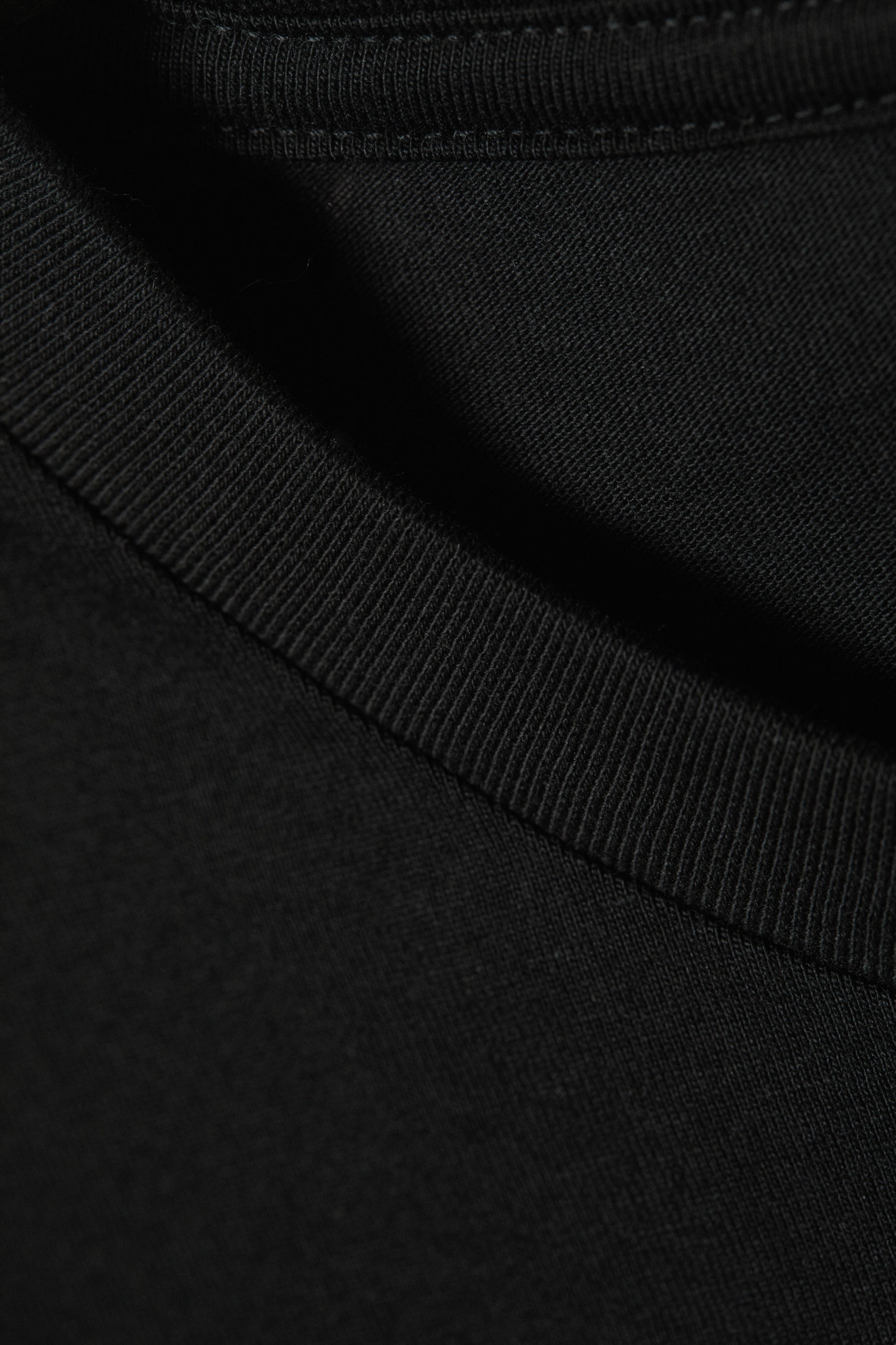 Noir - Haut ajusté à manches longues - 4