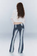 Blue Spray - Medium Blue - Booty Bei Low Waist Skinny Bootcut Jeans - 2