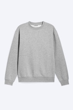 Mattes Hellgrau-Melange - Klassisches Sweatshirt - 3