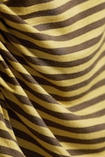 Striped Lime - Waisted long-sleeved top - 7