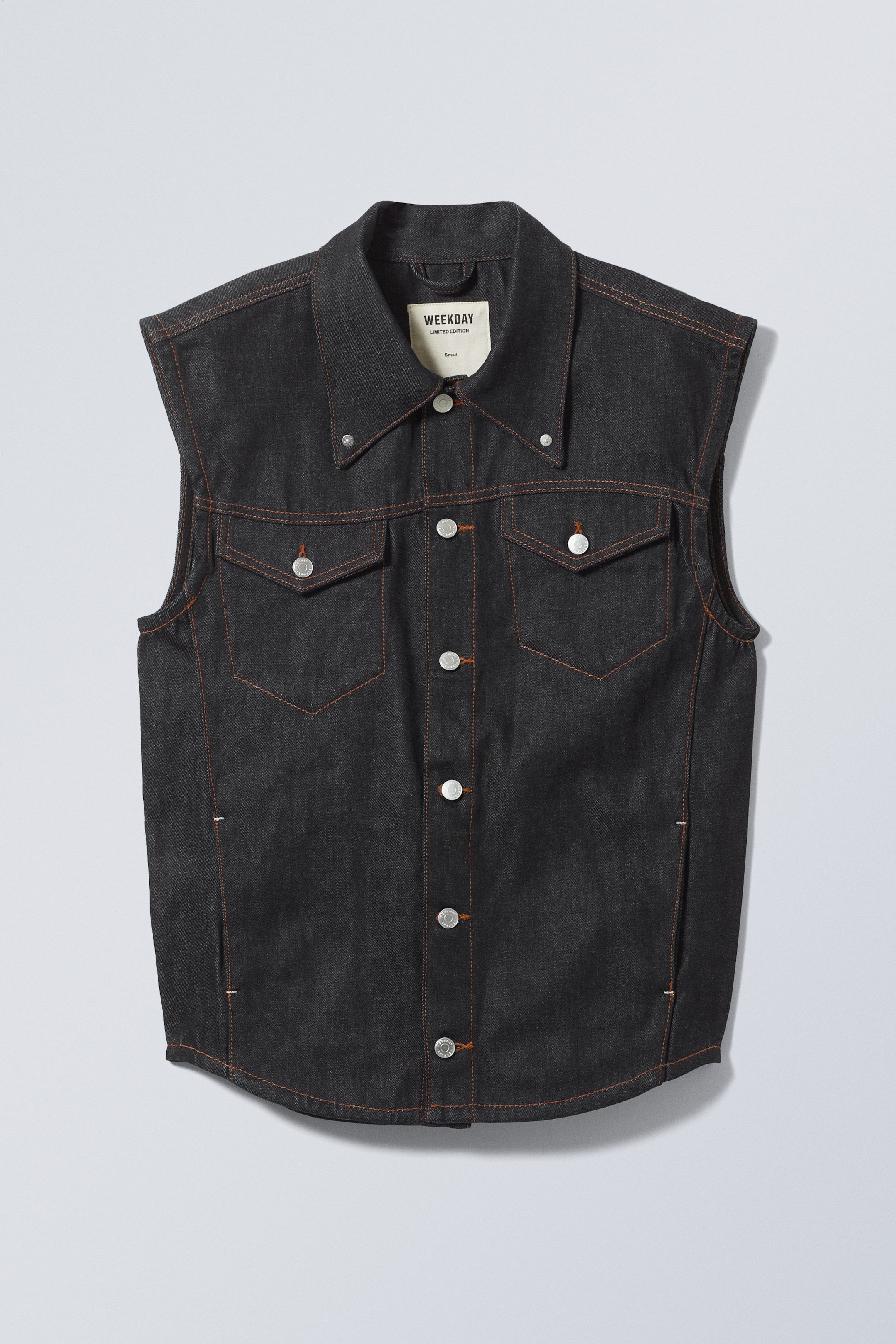 Blauw met spoeling - Saturday gilet - 0