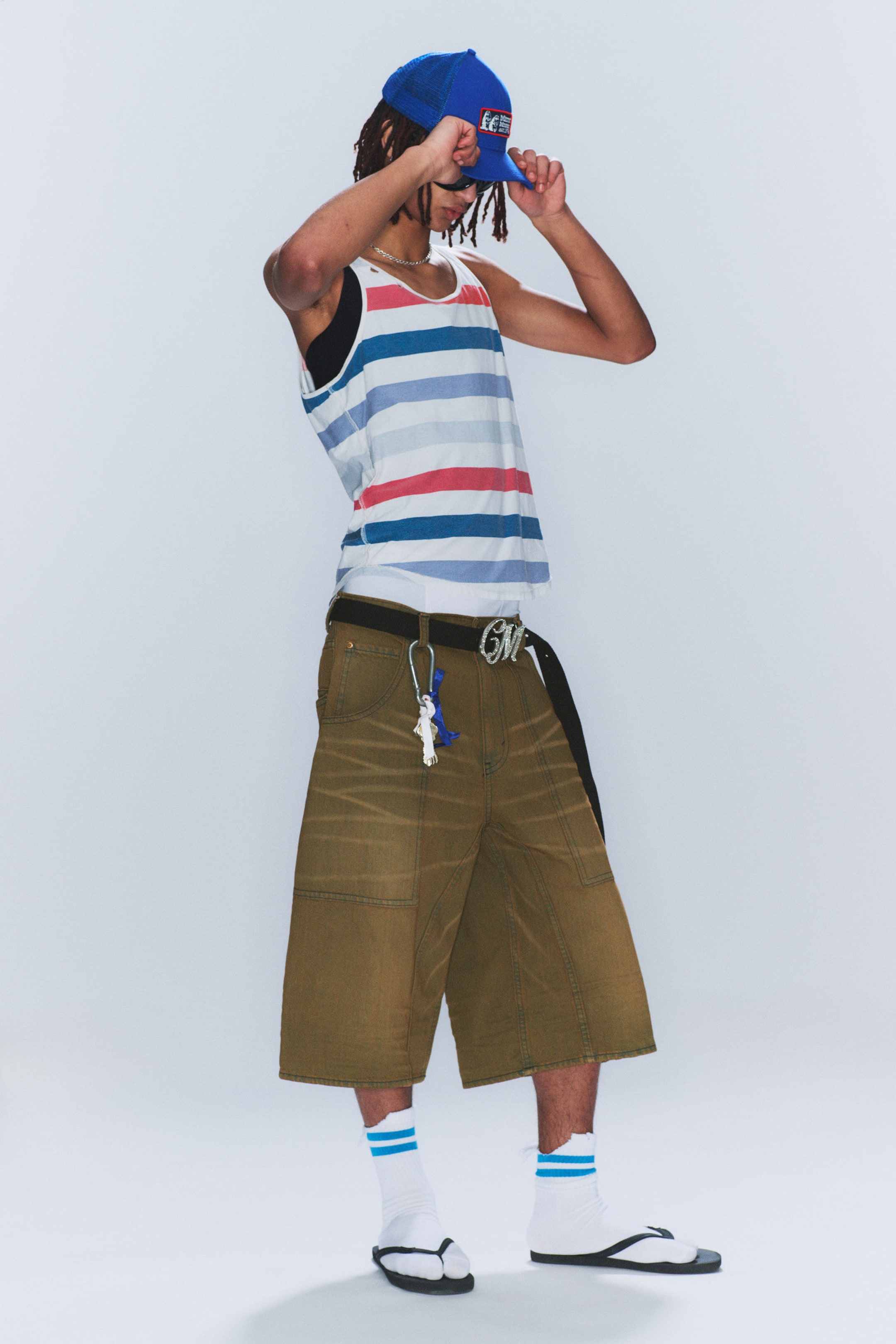 Deep Brown - Dunno Loose Fit Carpenter Jorts - 5