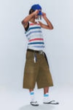 Deep Brown - Dunno Loose Fit Carpenter Jorts - 5