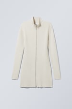 Light Mole - Laila Long Zip Cardigan - 0