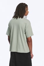 Light Khaki Green - Loose Boxy T-shirt - 2