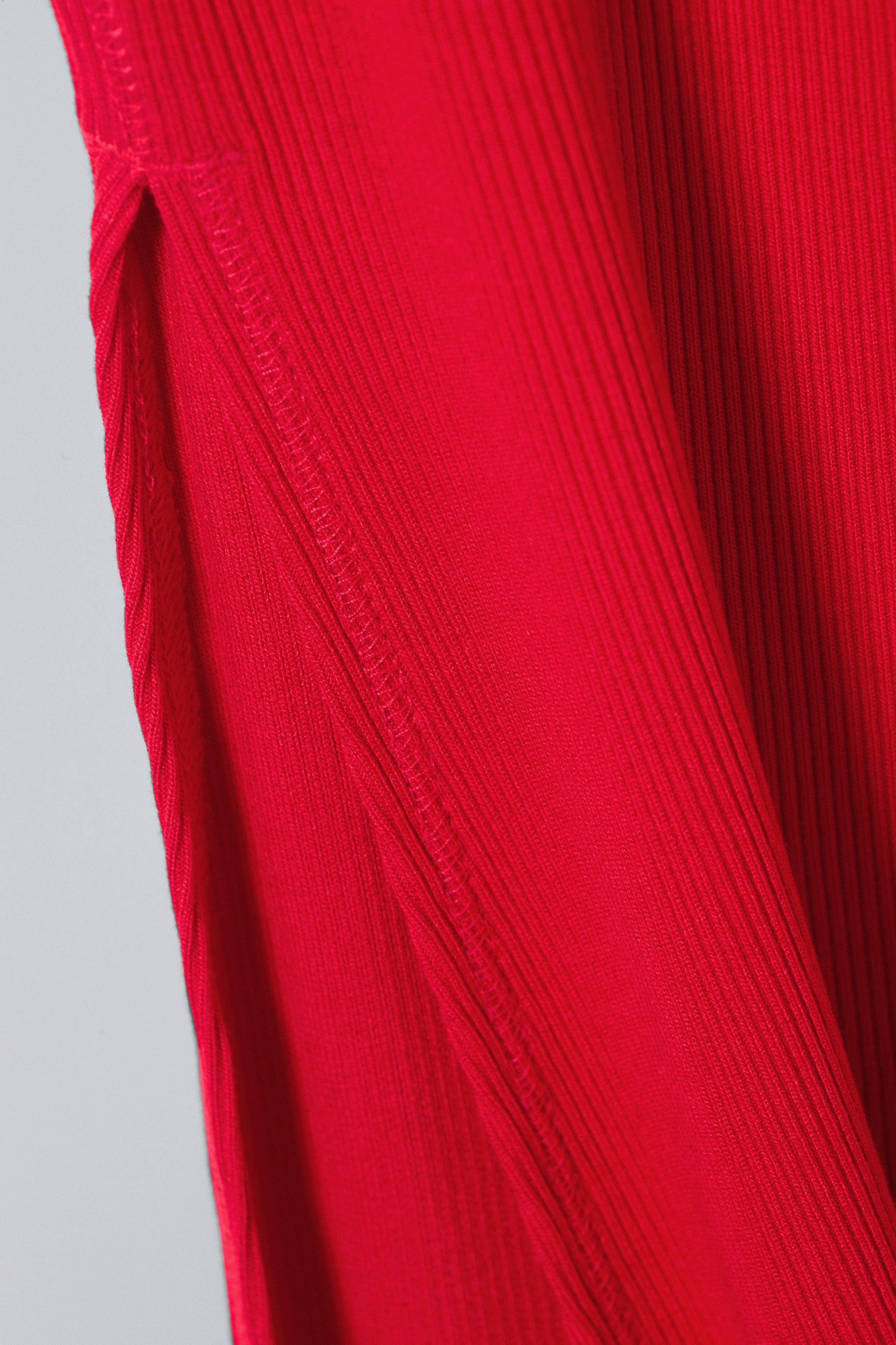 Red - Cybele Slit Tube Top - 1